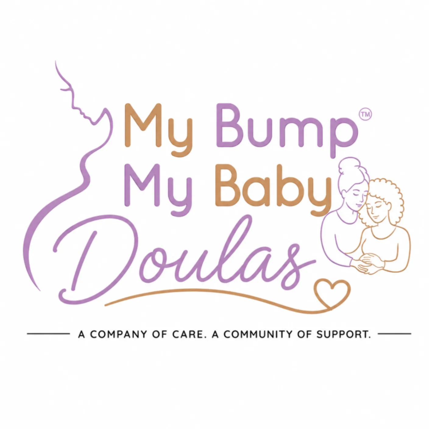 My Bump My Baby Doulas logo